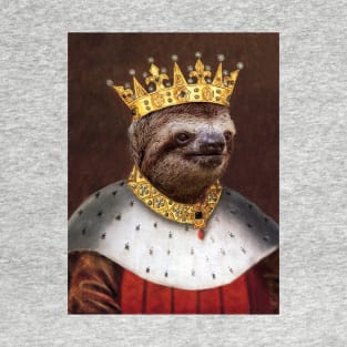 Portrait of Sloth as a King - King Sloth - Pet Gift T-Shirt